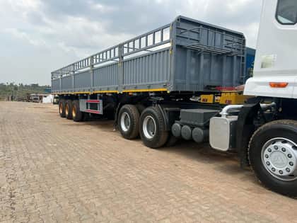 8 Units × 50T Side Tipper Trailer