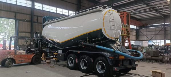 Cement Tanker Trailer manufactured by TITAN Vehicle