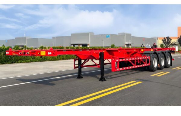 3 Axle 40ft Skeleton Container Chassis