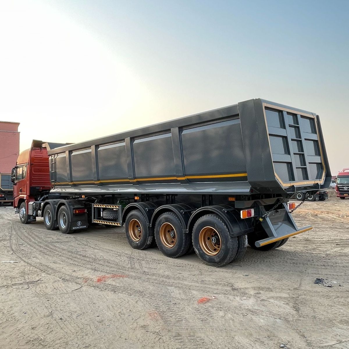 6 Units Dump Trailer shipped to Colombia