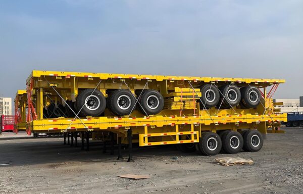 3 Axle 53ft Flatbed Trailer for US Market