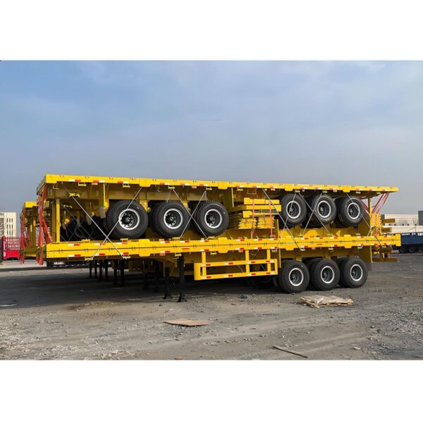 Flatbed Semi Trailer manufactured by TITAN Vehicle