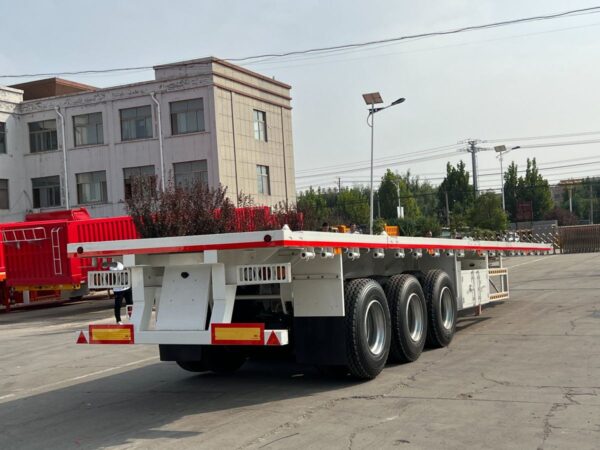 Flatbed Semi Trailer manufactured by TITAN Vehicle