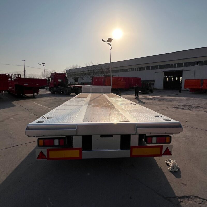 Heavy-Duty 80T Lowbed Trailers for Philippines Construction