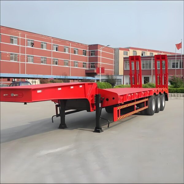 Lowbed Semi Trailer manufactured by TITAN Vehicle
