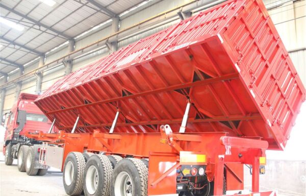 3 Axle Side Tipper Trailer 50CBM