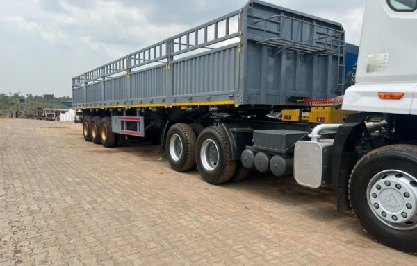 2 Axle Side Dump Trailer 30CBM
