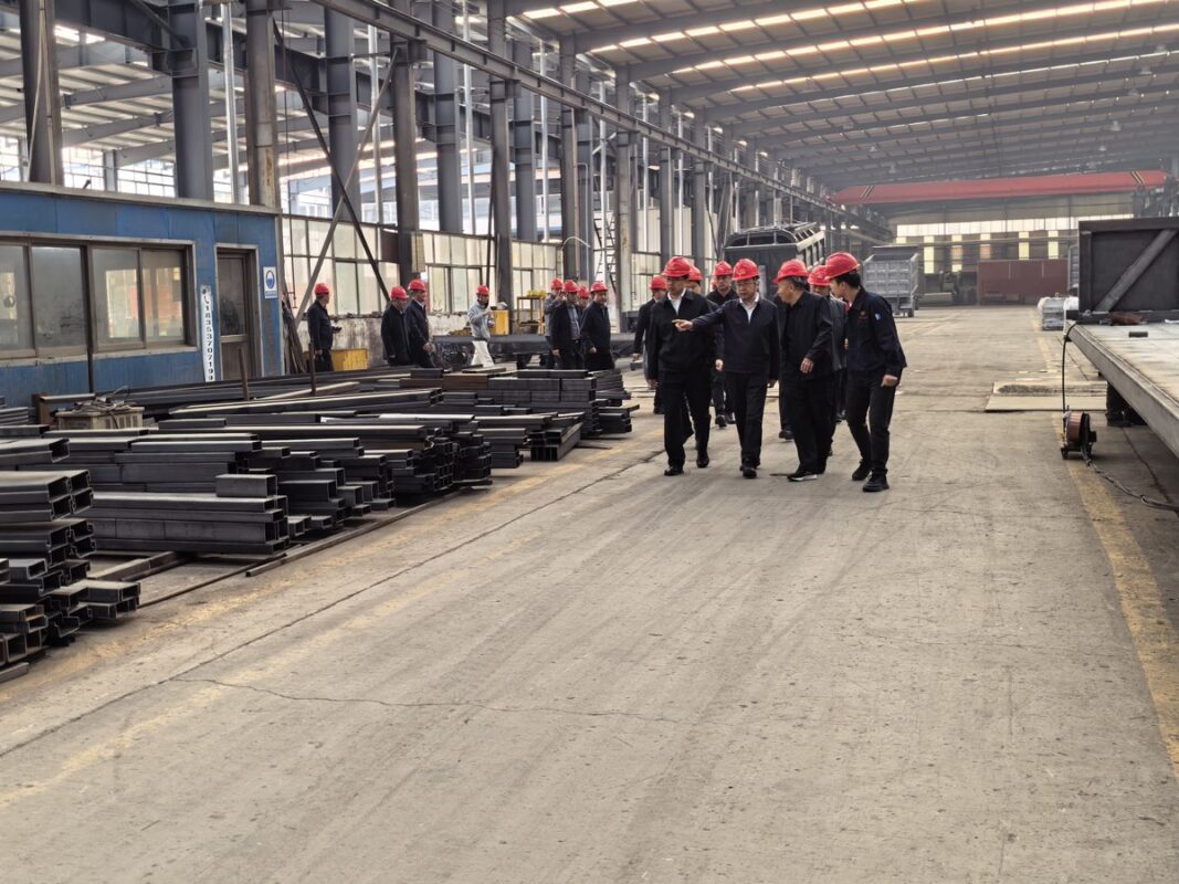 County Party Secretary and County Magistrate inspect TITAN Vehicle production workshop