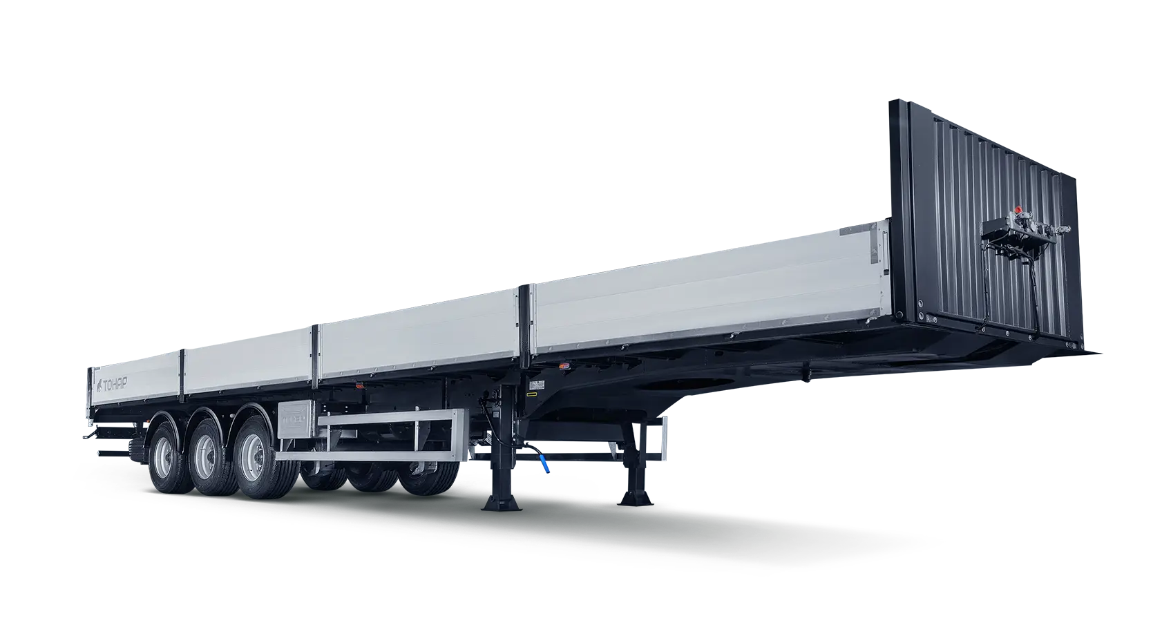 Flatbed Semi Trailer manufactured by TITAN Vehicle