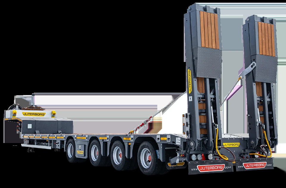 Lowbed Semi Trailer manufactured by TITAN Vehicle
