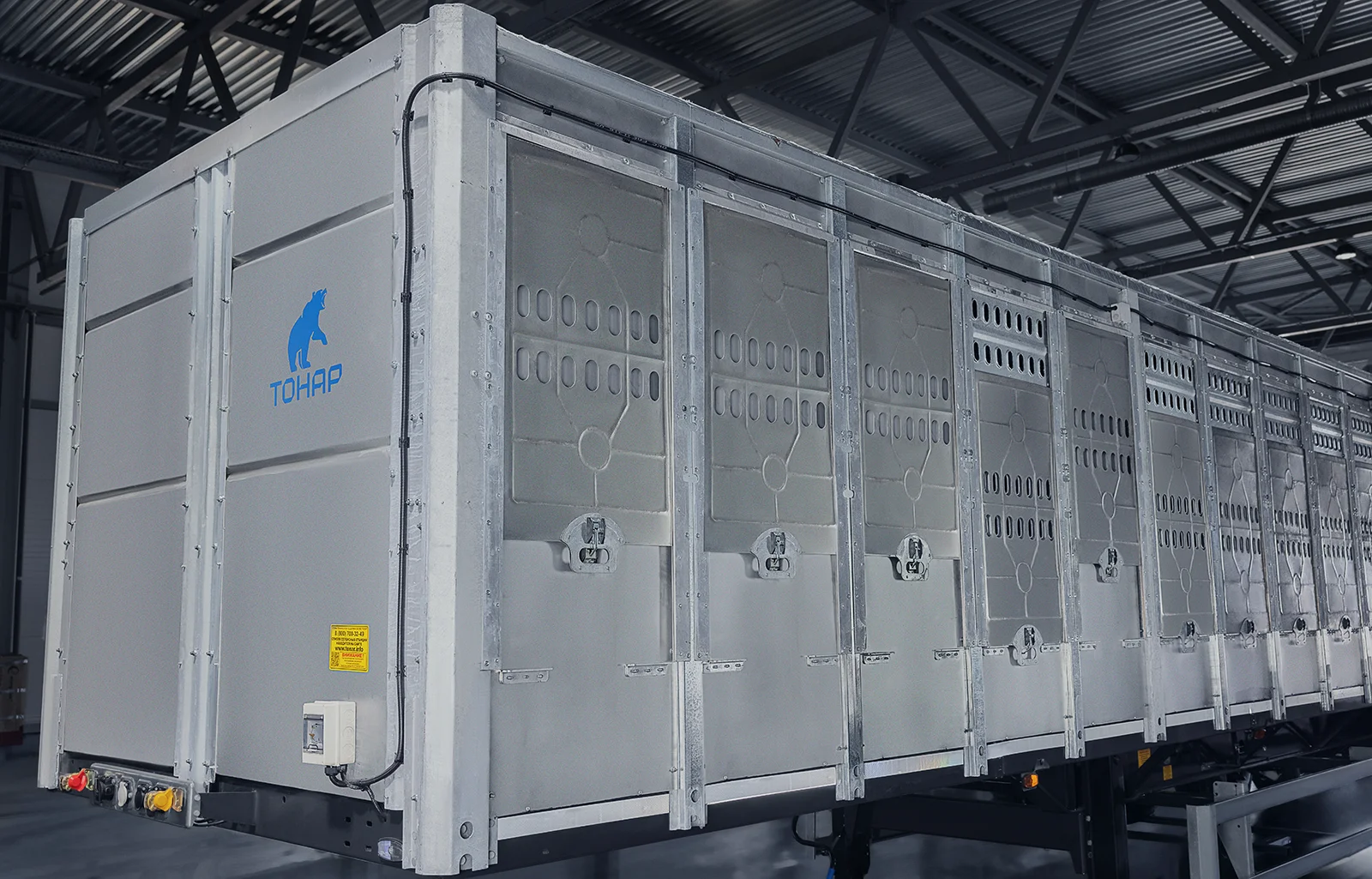 Fence Semi Trailer manufactured by TITAN Vehicle